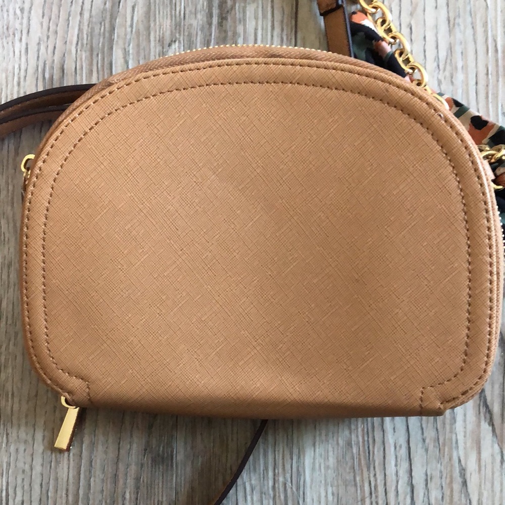 Steve Madden Cute Purse With Scarf And Gold Chain Nwot Gem